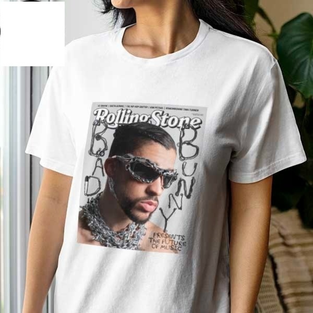 Bad Bunny Rolling Stone Presents The Future Of Music Fan Gifts T-Shirt